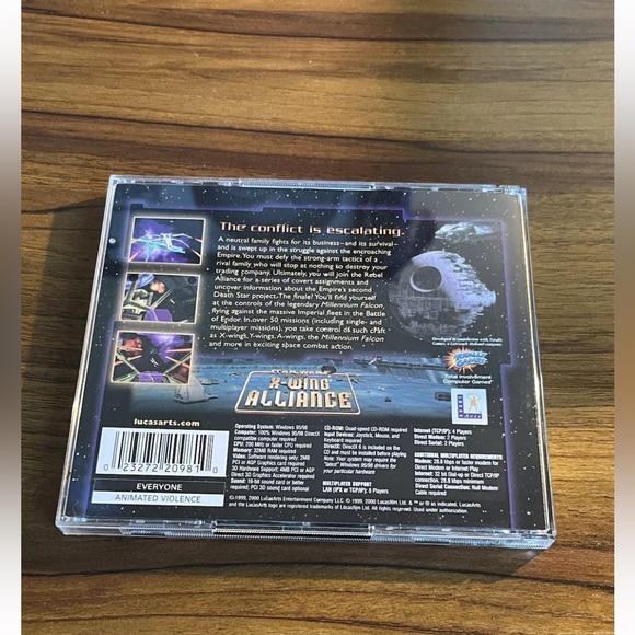 LucasArts Star Wars: X-Wing Alliance Vintage PC Big Box Game RARE - Picture 4 of 5